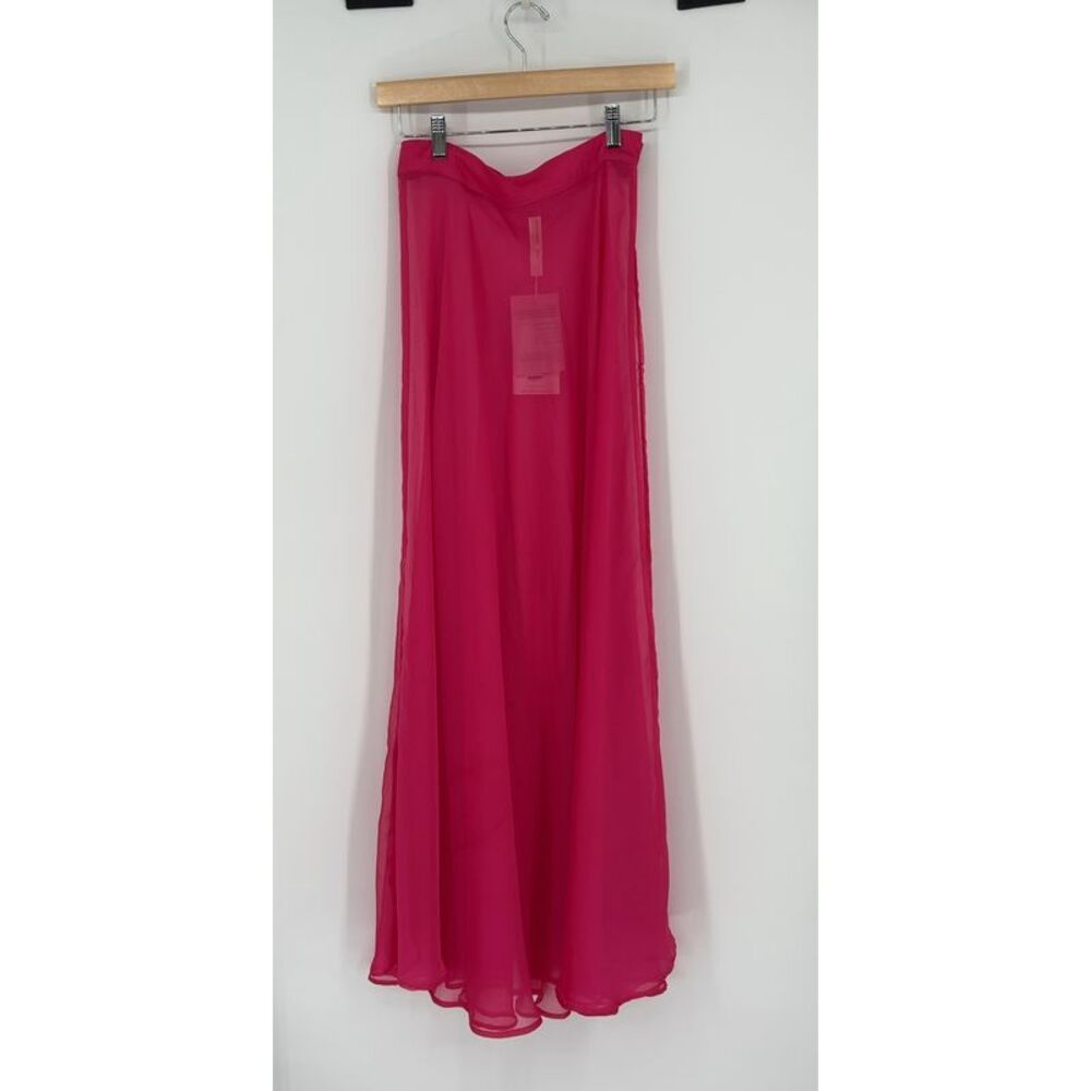 Shani Shemer Shani Shemer Alaia Maxi Slit Skirt in Pink